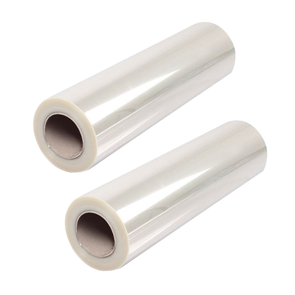 2 Rolls of 300x60cm Static Cling Wall Protective Film Transparent Wall Protector