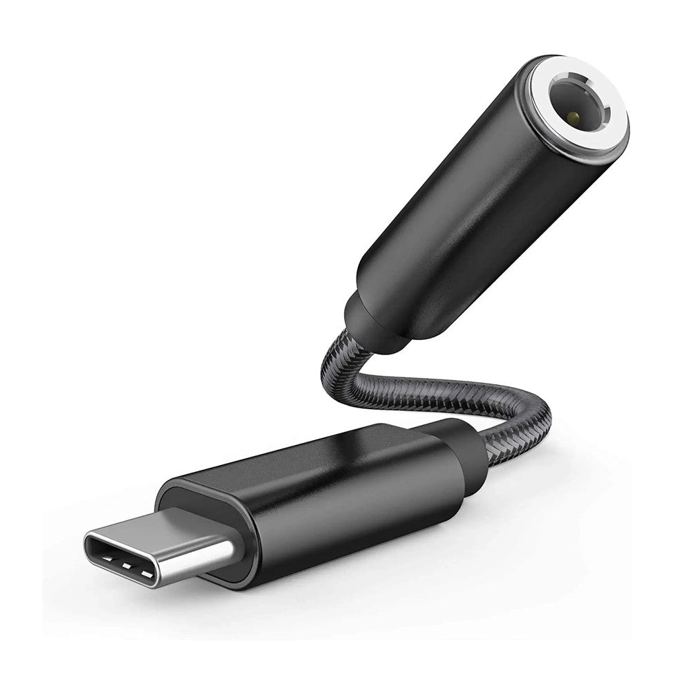 1Pc USB Type C to 3.5mm Female Headphone Jack Adapter AUX Speaker Audio Cable