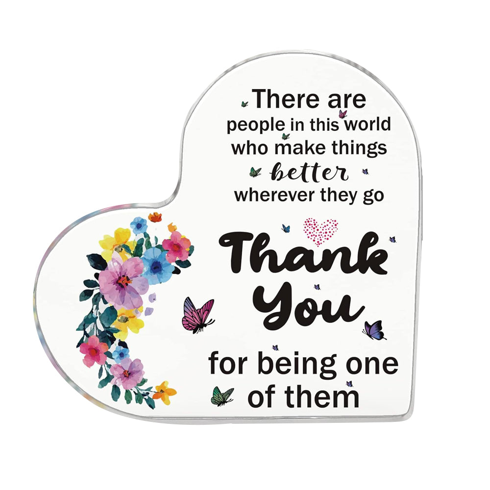 10cm Acrylic Heart Shaped Keepsake Home Desktop Decoration Ornament