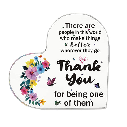 10cm Acrylic Heart Shaped Keepsake Home Desktop Decoration Ornament