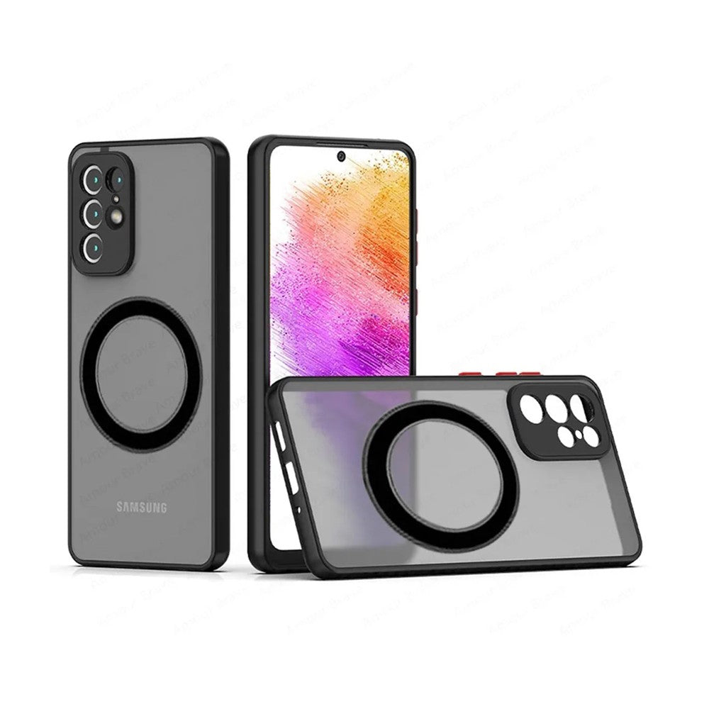 For Samsung S24 Plus Shockproof Magnetic Phone Case Compatible with Magsafe