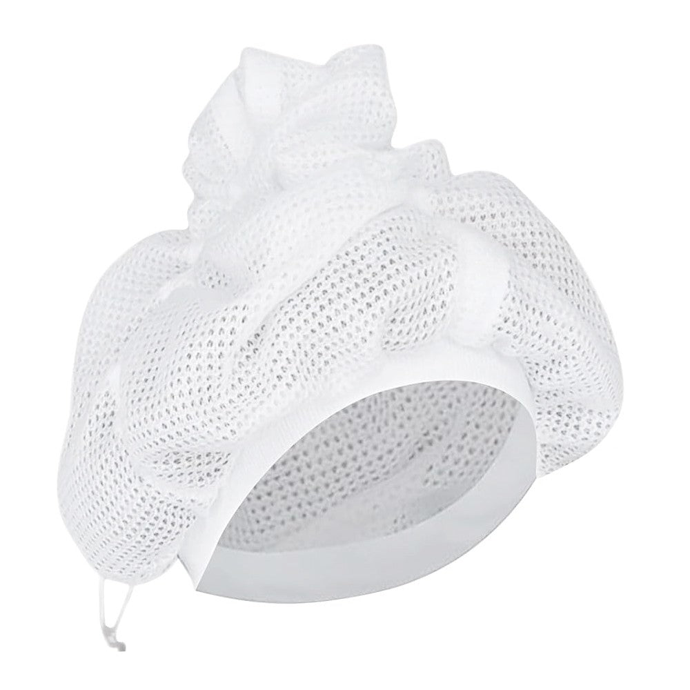 Net Plopping Cap for Drying Curly Hair Net Plopping Bonnet With Drawstring