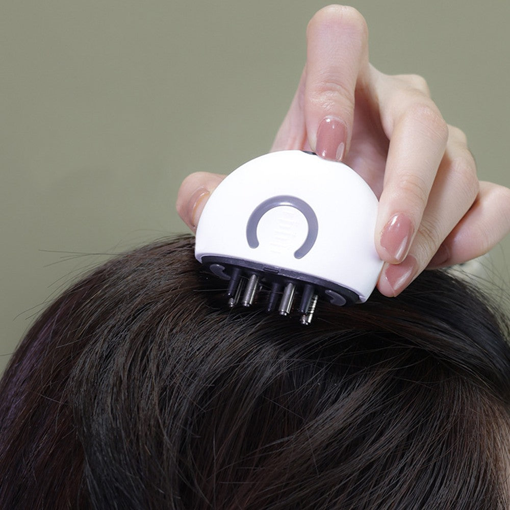 1Pc Electric Hair Essential Oil Applicator Scalp Massage Brush with 2 Modes