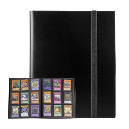 9-Pocket Card Binder Card Collection Album Folder for 360 Cards - Black