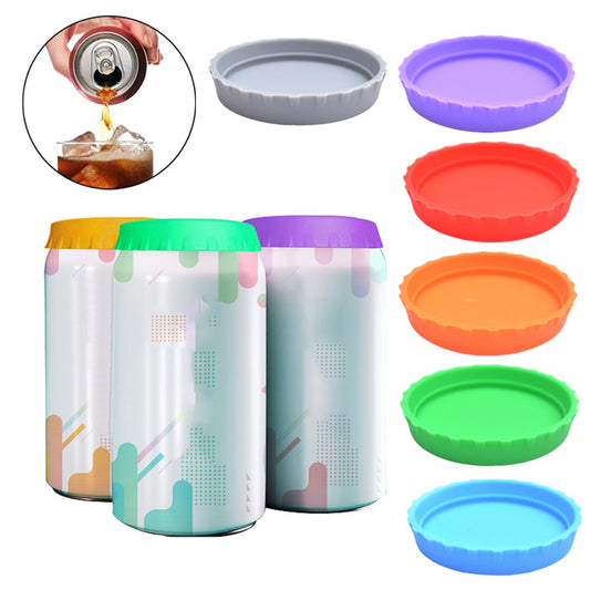 6Pcs Silicone Soda Can Lids Can Caps Can Saver