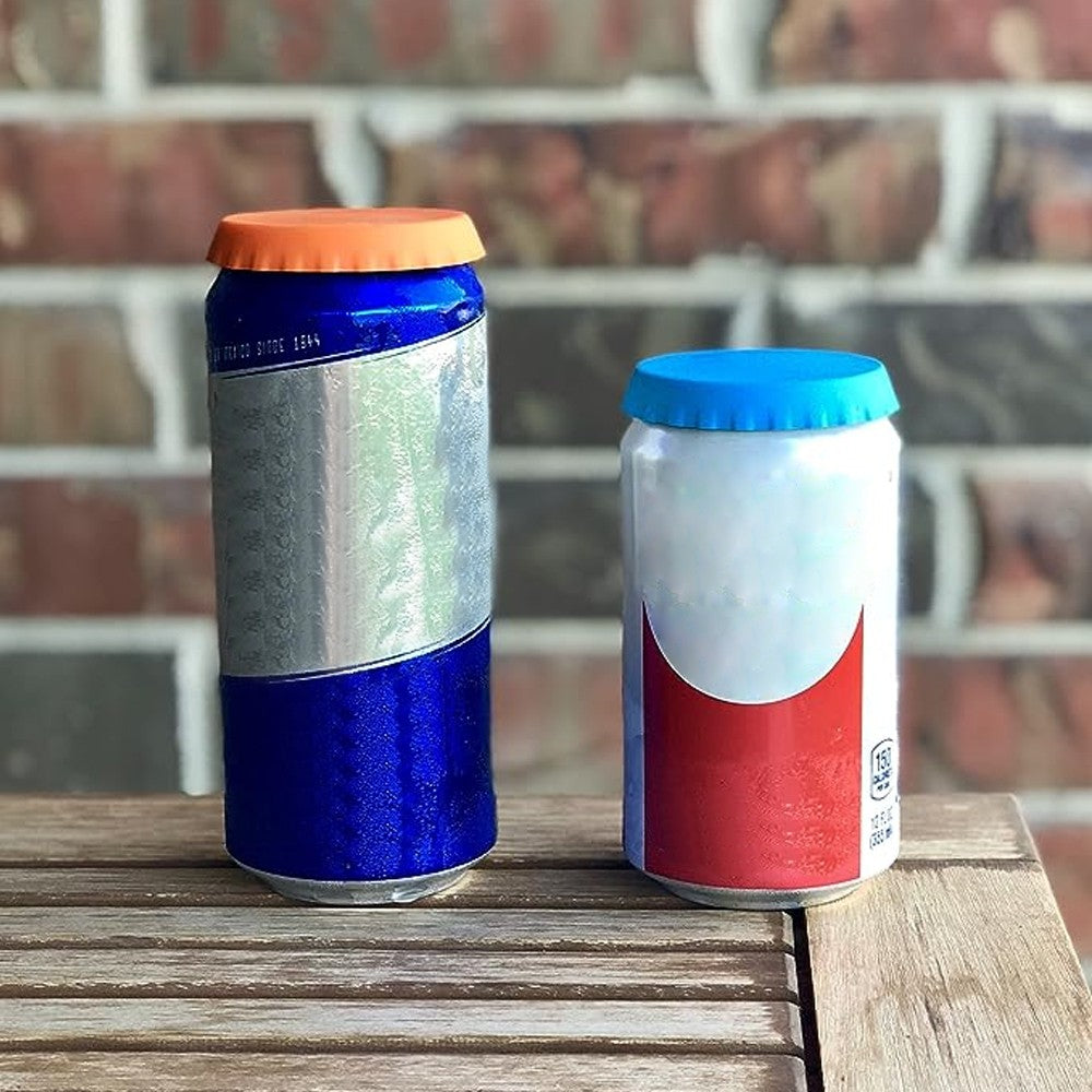 12Pcs Silicone Soda Can Lids Can Caps Can Saver