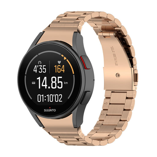 Stainless Steel Smart Watch Strap for Samsung Galaxy Watch 6 5 4 Series Rose Gold
