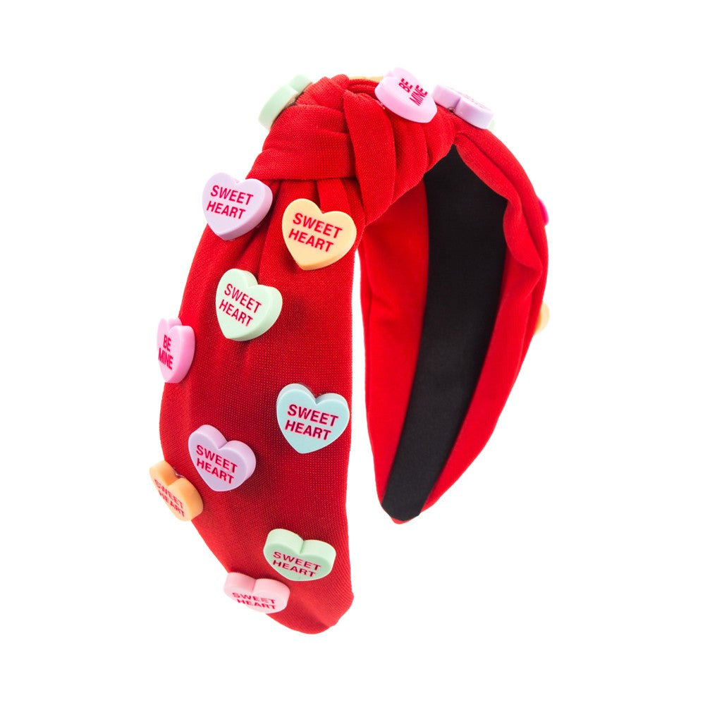 Knotted Headband Wide Top Knot Headband Hair Accessories - Red