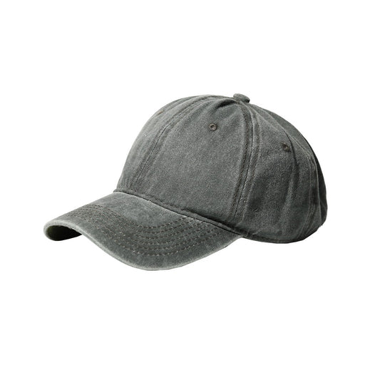 Casual Baseball Cap Adjustable Classic Plain Golf Sport Hat - Washed Army Green