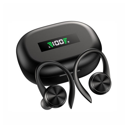 Wireless Bluetooth Earphones Sweatproof Ear-Hook Headphones Sports Earbuds