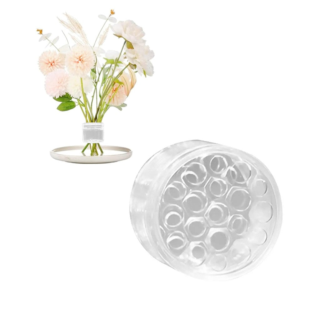 Spiral Ikebana Stem Holder for Vases DIY Flower Arrangement Holder - Clear - L