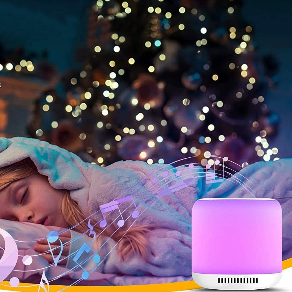 USB Rechargeable White Noise Sound Machine Sleep Aids Device with LED Light