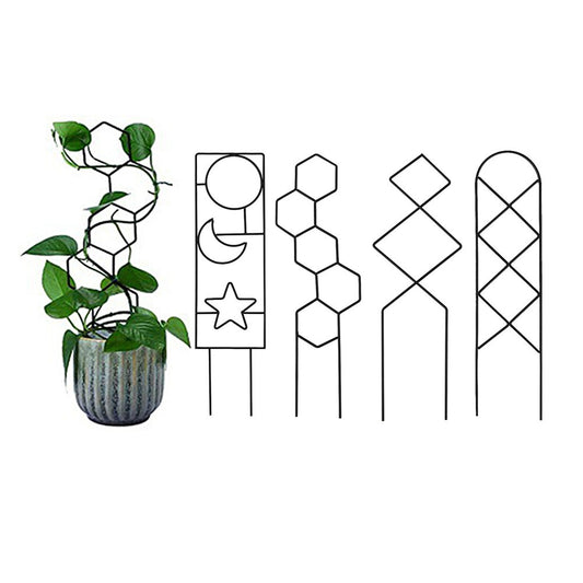 4Pcs Indoor Potted Plant Trellis Climbing Plants Support Stake - Set 1