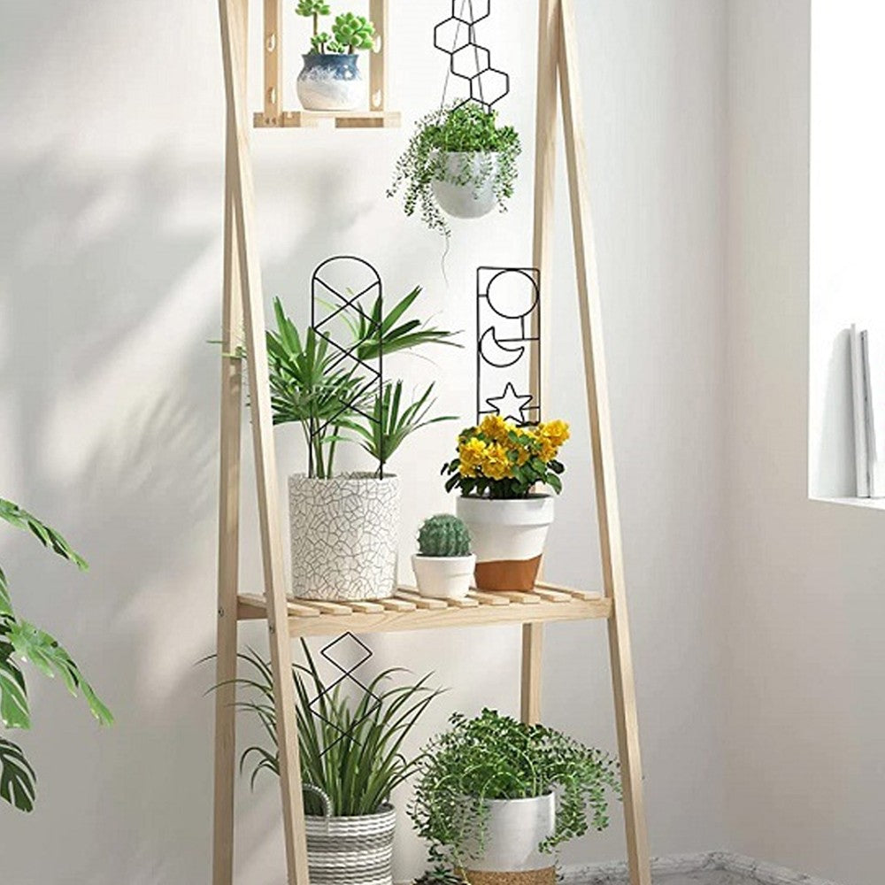 4Pcs Indoor Potted Plant Trellis Climbing Plants Support Stake - Set 1