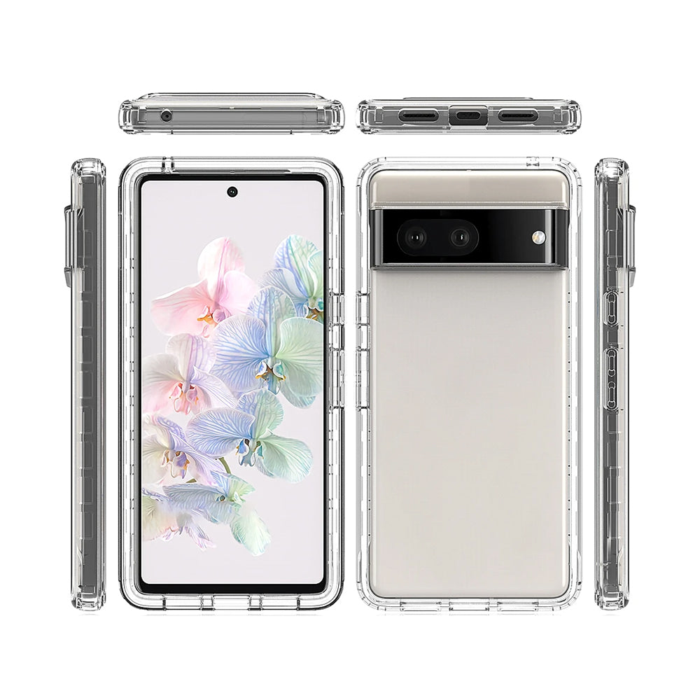 For Google Pixel 7 Shockproof Transparent Phone Case