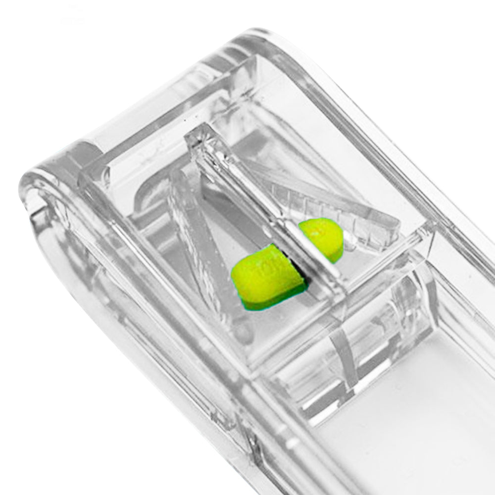 3Pcs Portable Pill Cutter Grinder Travel Medicine Storage Box