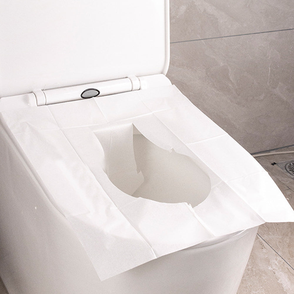 200Pcs Toilet Seat Cover Paper Biodegradable Disposable Sanitary Flushable
