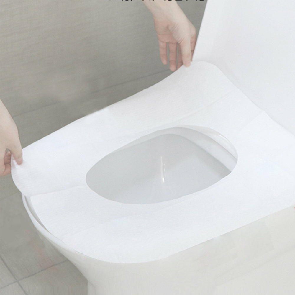 200Pcs Toilet Seat Cover Paper Biodegradable Disposable Sanitary Flushable