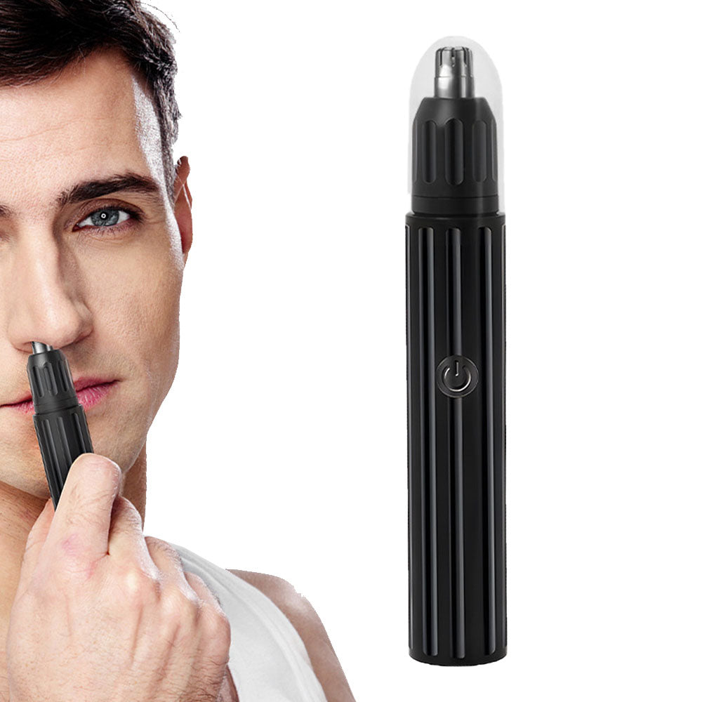 Nose Hair Trimmer Shaver 360 Rotating Dual Edge Blade Ear Nose Hair Remover