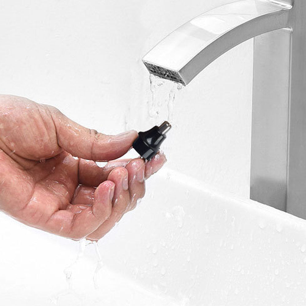 Nose Hair Trimmer Shaver 360 Rotating Dual Edge Blade Ear Nose Hair Remover