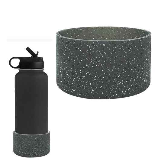 Protective Bling Silicone Boot Sleeve Compatible with Stanley Tumbler Black