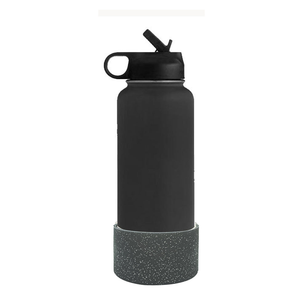 Protective Bling Silicone Boot Sleeve Compatible with Stanley Tumbler Black