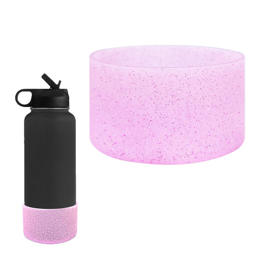 Protective Bling Silicone Boot Sleeve Compatible with Stanley Tumbler Pink