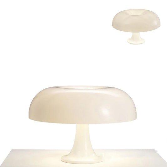 LED Dimmable Mushroom Table Lamp with 3 Lighting Modes for Bedroom Beige