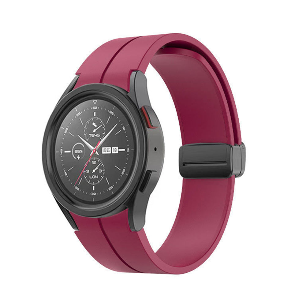 Magnetic Silicone Band Strap for Samsung Galaxy Watch 4/5/6 Pro Red
