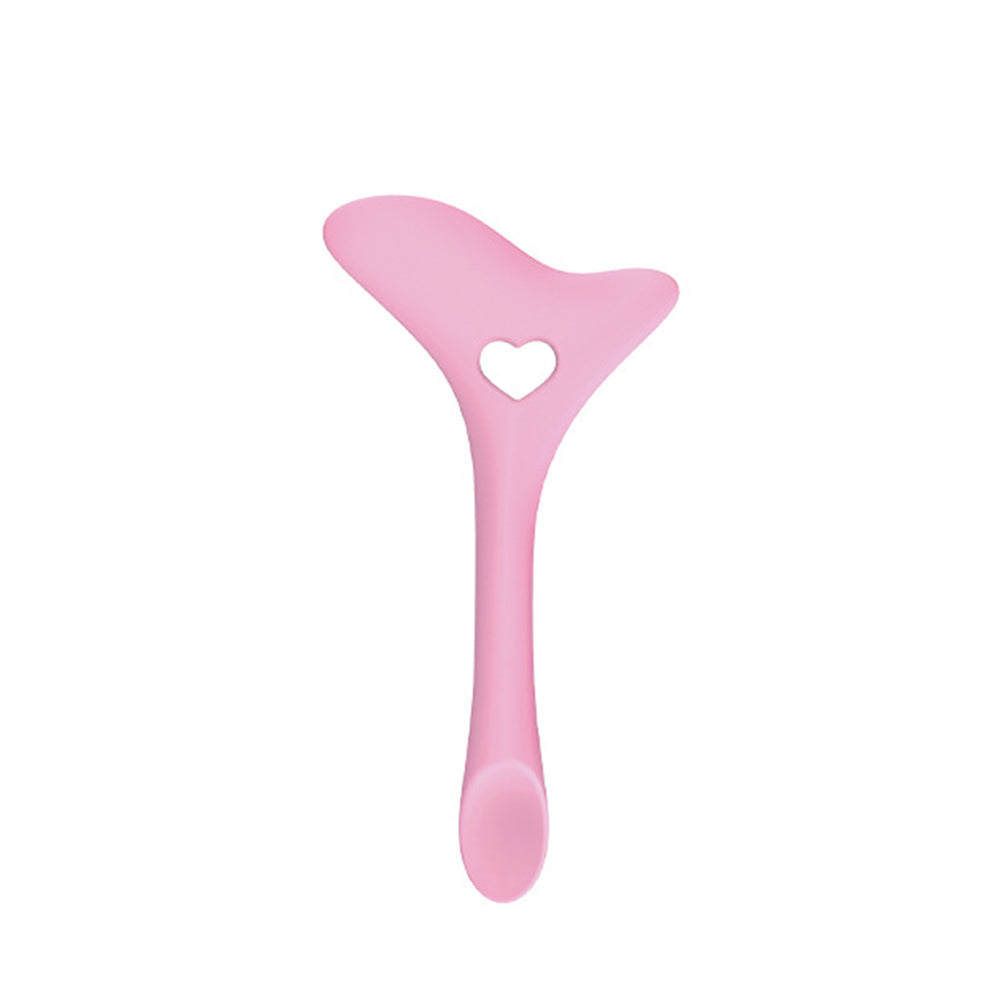 Silicone Eye Liner Aid Multipurpose Washable Eyeliner Makeup Card Pink