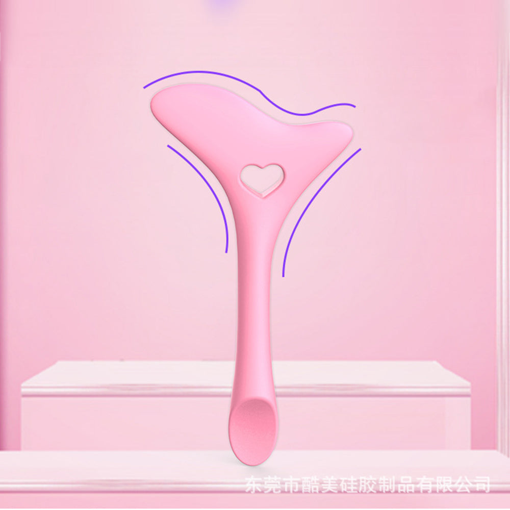 Silicone Eye Liner Aid Multipurpose Washable Eyeliner Makeup Card Pink