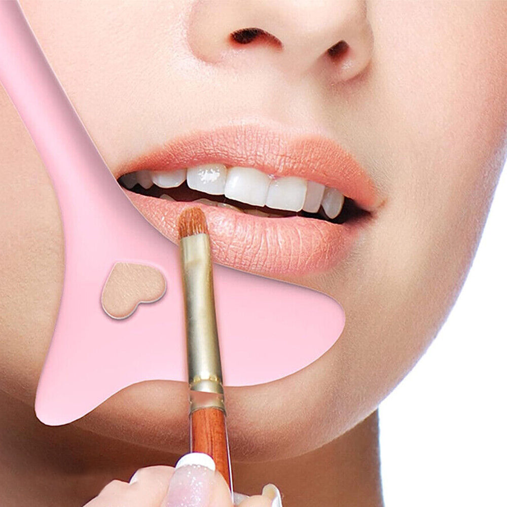 Silicone Eye Liner Aid Multipurpose Washable Eyeliner Makeup Card Pink