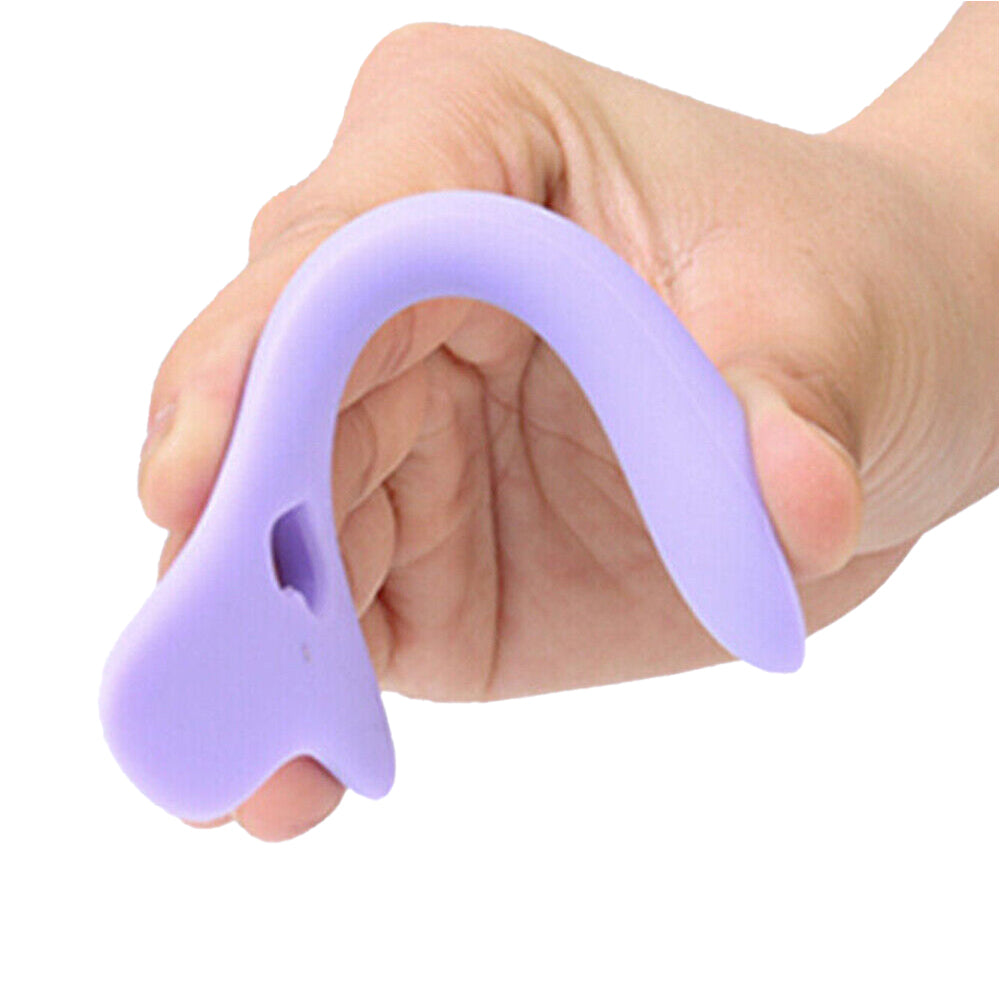 Silicone Eye Liner Aid Multipurpose Washable Eyeliner Makeup Card Purple