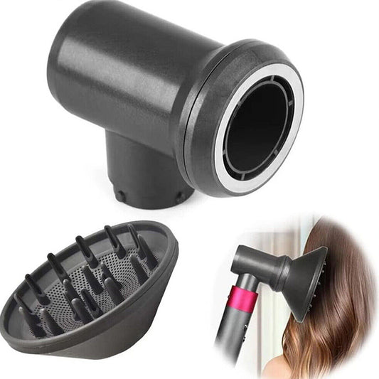 Diffuser And Adapter For Dyson Airwrap Styler HS01 HS05 Hair Dryer Combination