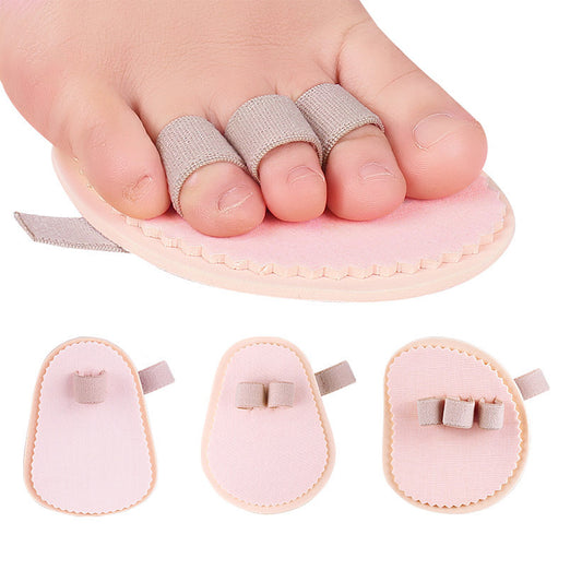 3Pcs Adjustable Toe Straightener Pad Splint Hammer Toe Corrector Valgus Hallux