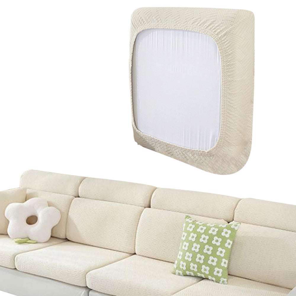 Sofa Cushion Cover Stretch Lounge Slipcover Protector Couch Cover Cream