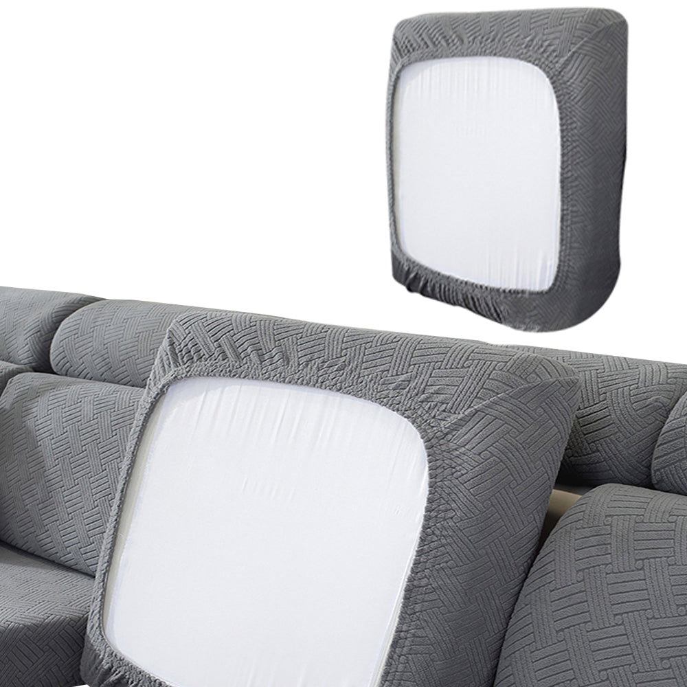 Sofa Cushion Cover Stretch Lounge Slipcover Protector Couch Cover Dark Grey