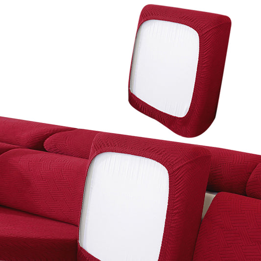 Sofa Cushion Cover Stretch Lounge Slipcover Protector Couch Cover Wine Red