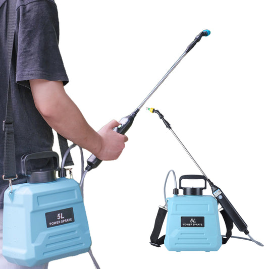 5L Electric Rechargeable Pesticide Weed Sprayer Backpack Fertiliser Sprayer Blue