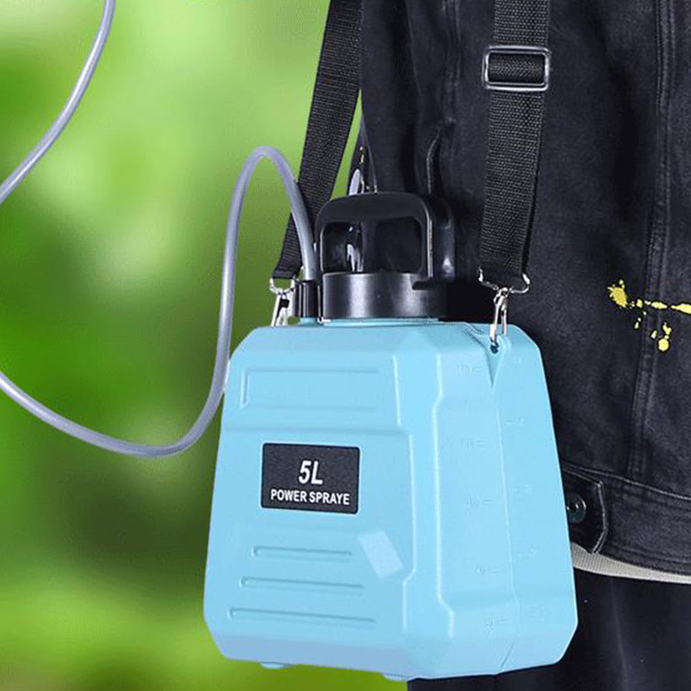 5L Electric Rechargeable Pesticide Weed Sprayer Backpack Fertiliser Sprayer Blue
