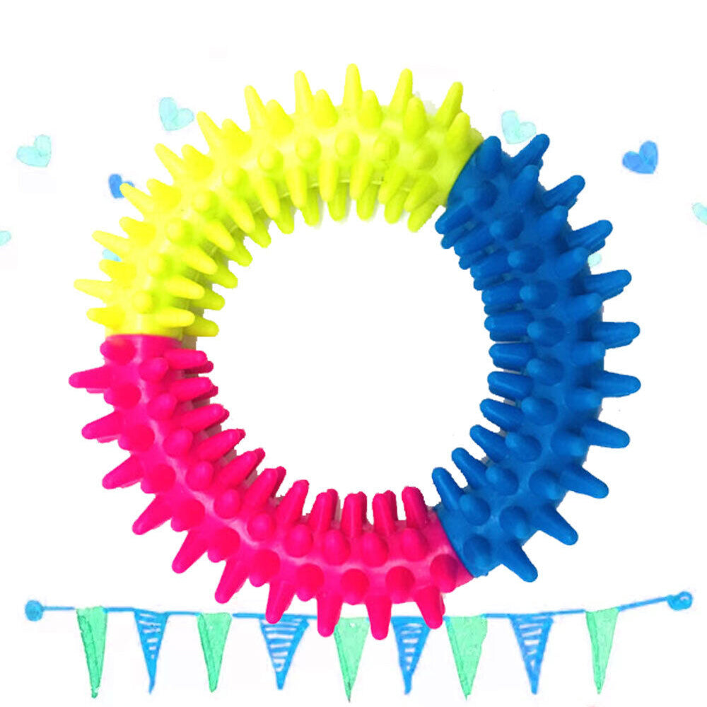 10Pcs Dog Braided Rope Toy Pet Puppy Chew Bite Toy Tough Cotton Clean Teeth ST1