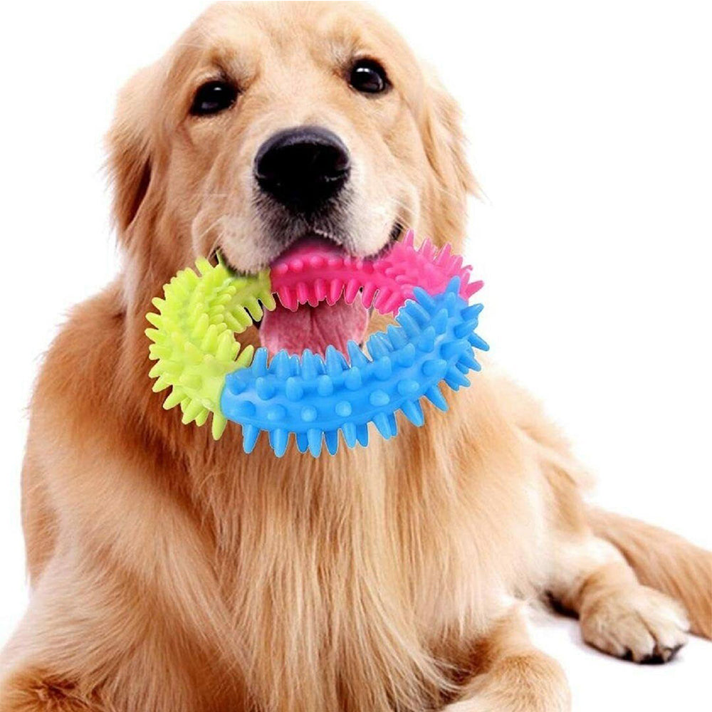 10Pcs Dog Braided Rope Toy Pet Puppy Chew Bite Toy Tough Cotton Clean Teeth ST1