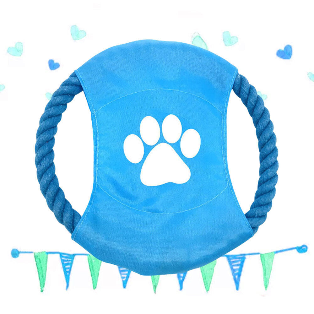 10Pcs Dog Braided Rope Toy Pet Puppy Chew Bite Toy Tough Cotton Clean Teeth ST2