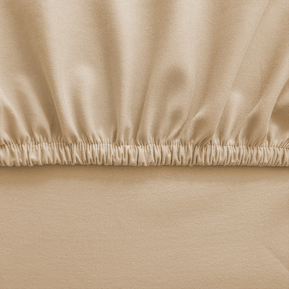 Stretch Gaming Chair Cover Office Computer Racing Chair Seat Protector Beige