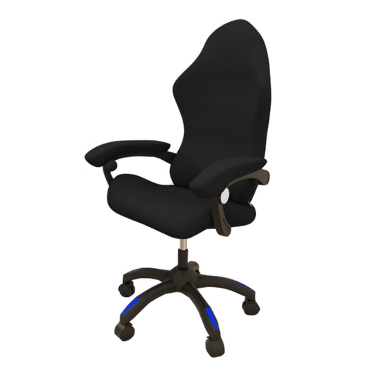 Stretch Gaming Chair Cover Office Computer Racing Chair Seat Protector Black