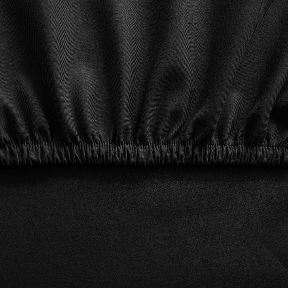 Stretch Gaming Chair Cover Office Computer Racing Chair Seat Protector Black