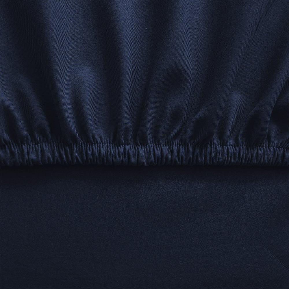 Stretch Gaming Chair Cover Office Computer Racing Chair Seat Protector Navy Blue