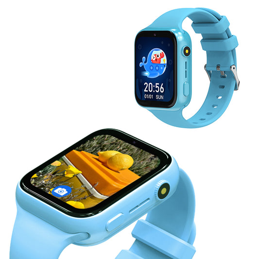 4G WIFI Kids Smart Watch with HD Camera Activity Tracker Blue