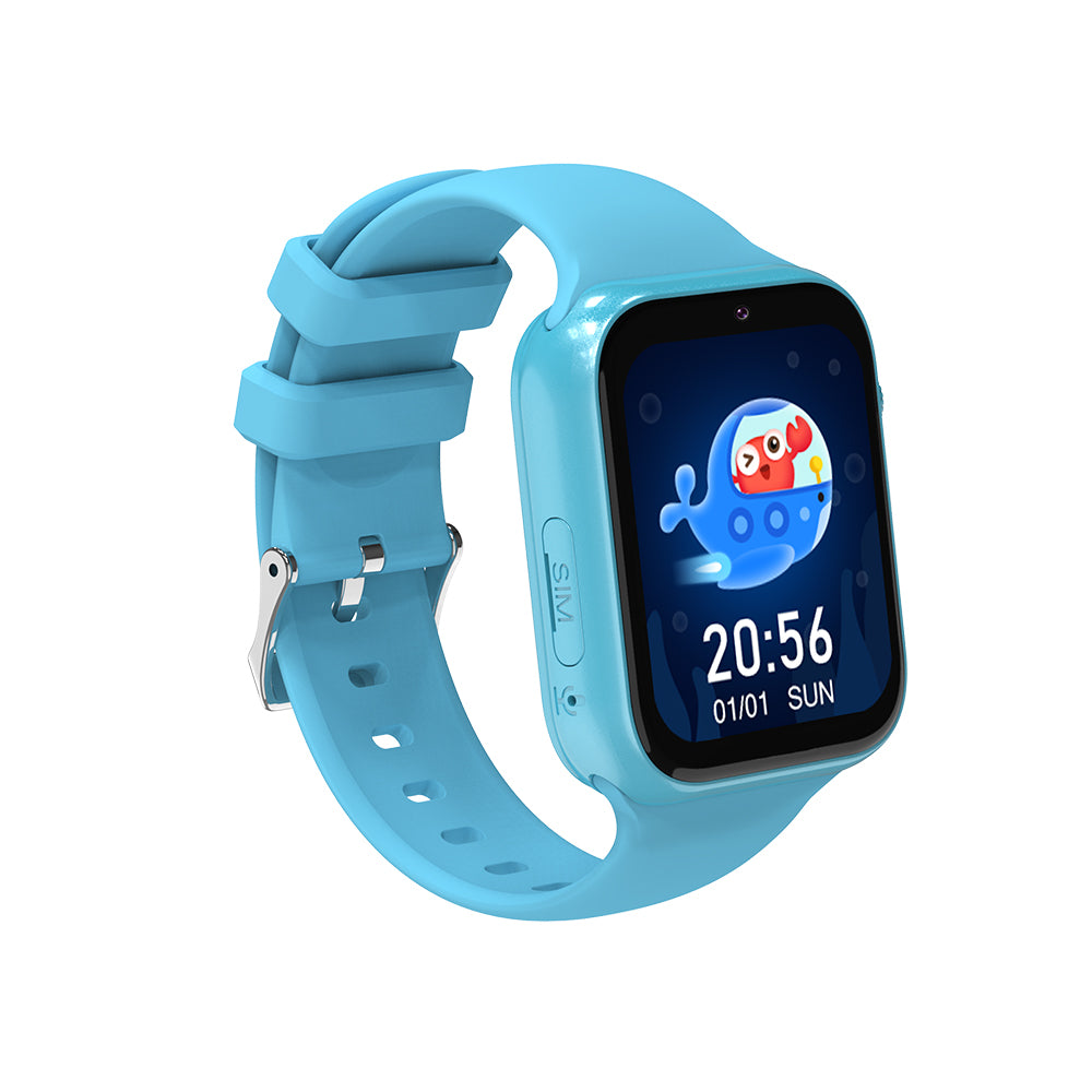 4G WIFI Kids Smart Watch with HD Camera Activity Tracker Blue