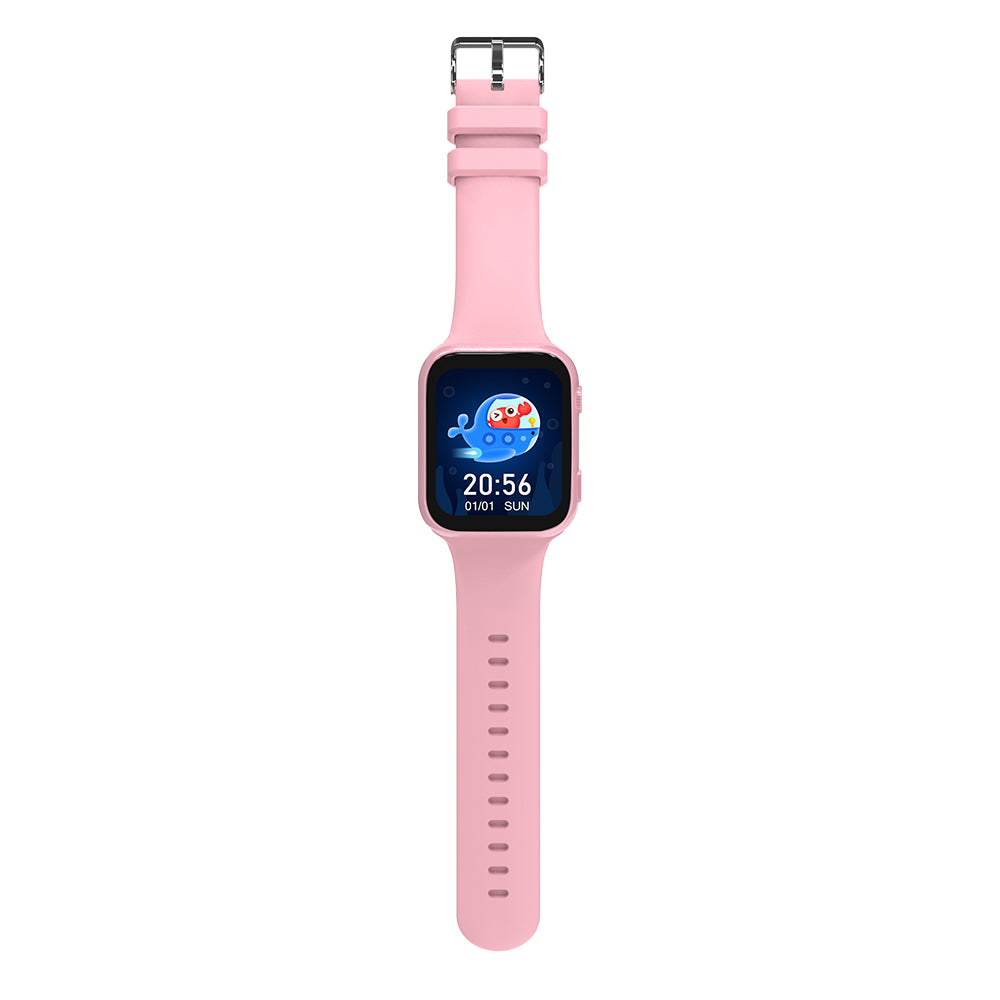 4G WIFI Kids Smart Watch with HD Camera Activity Tracker Pink